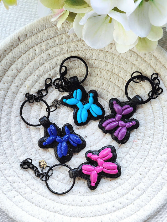 Collezione Pop Art | Portachiavi Balloon Dog Koons - cold set