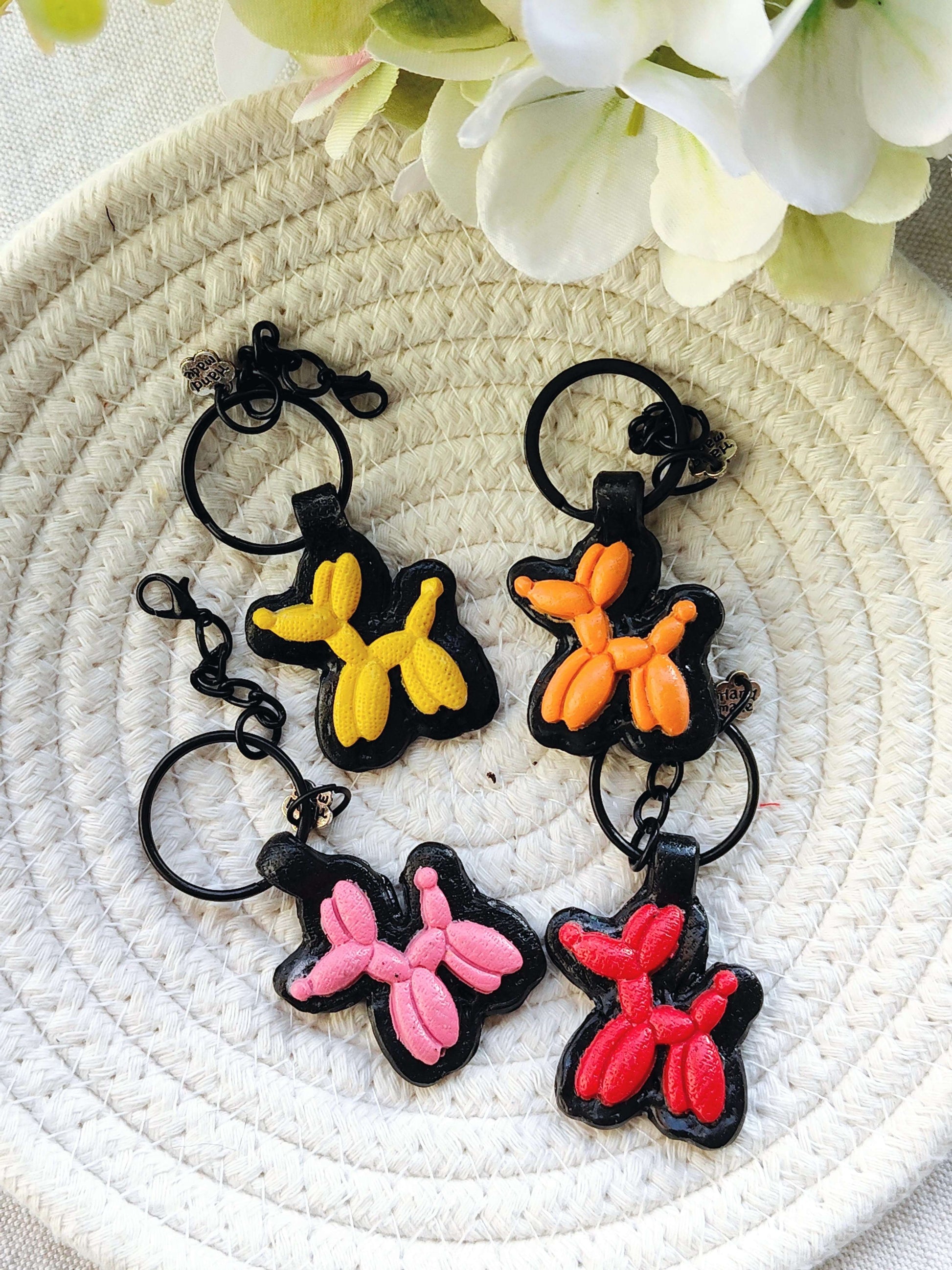 Collezione Pop Art | Portachiavi Balloon Dog Koons - warm set