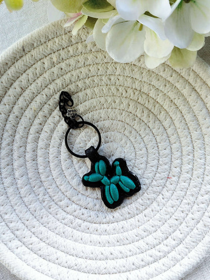 Collezione Pop Art | Portachiavi Balloon Dog Koons - Acid Neon set