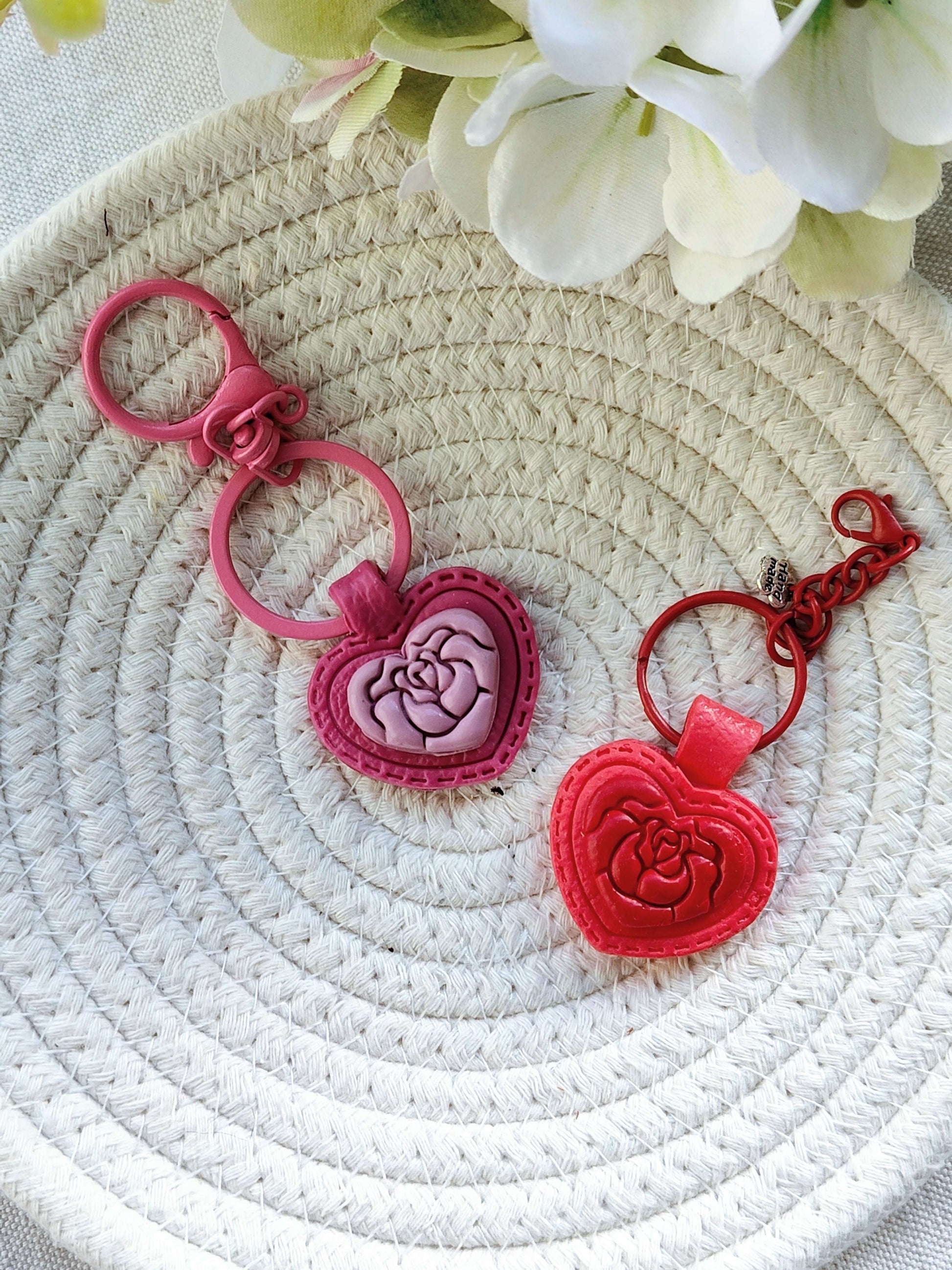 Collezione Cuore | Portachiavi "Rose Romantiche"