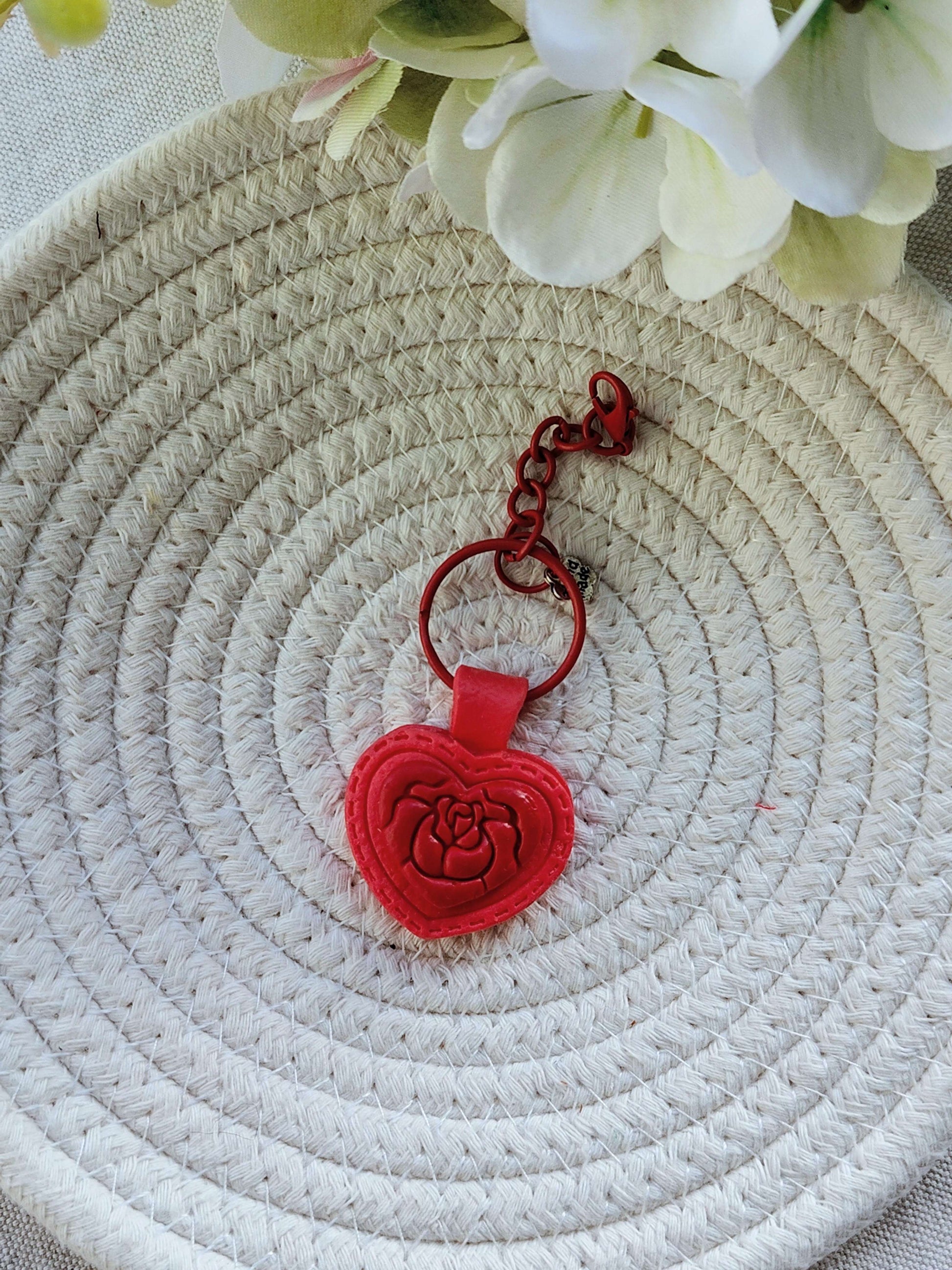 Collezione Cuore | Portachiavi "Rose Romantiche"