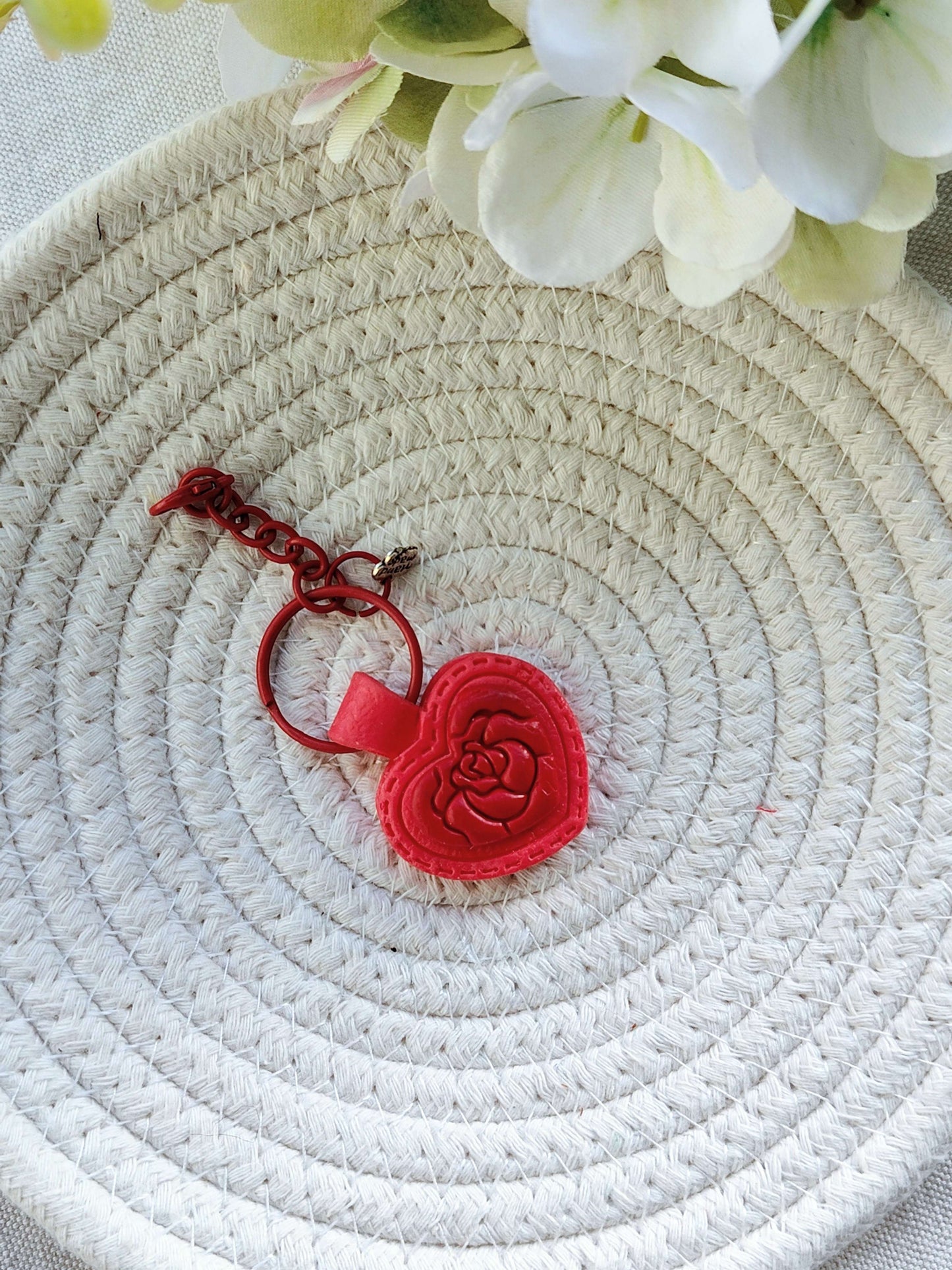 Collezione Cuore | Portachiavi "Rose Romantiche"