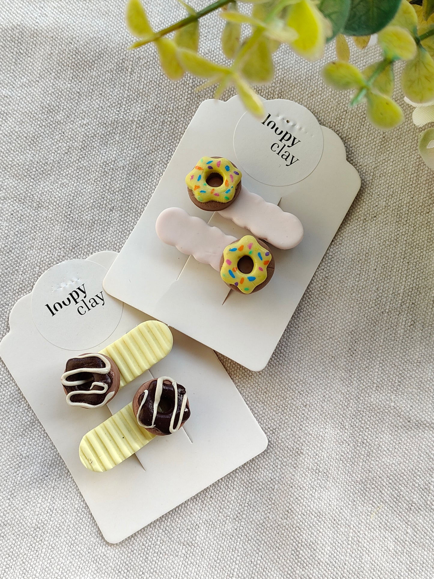 Collezione Foodies | Fermagli capelli artigianali dolci e frutta