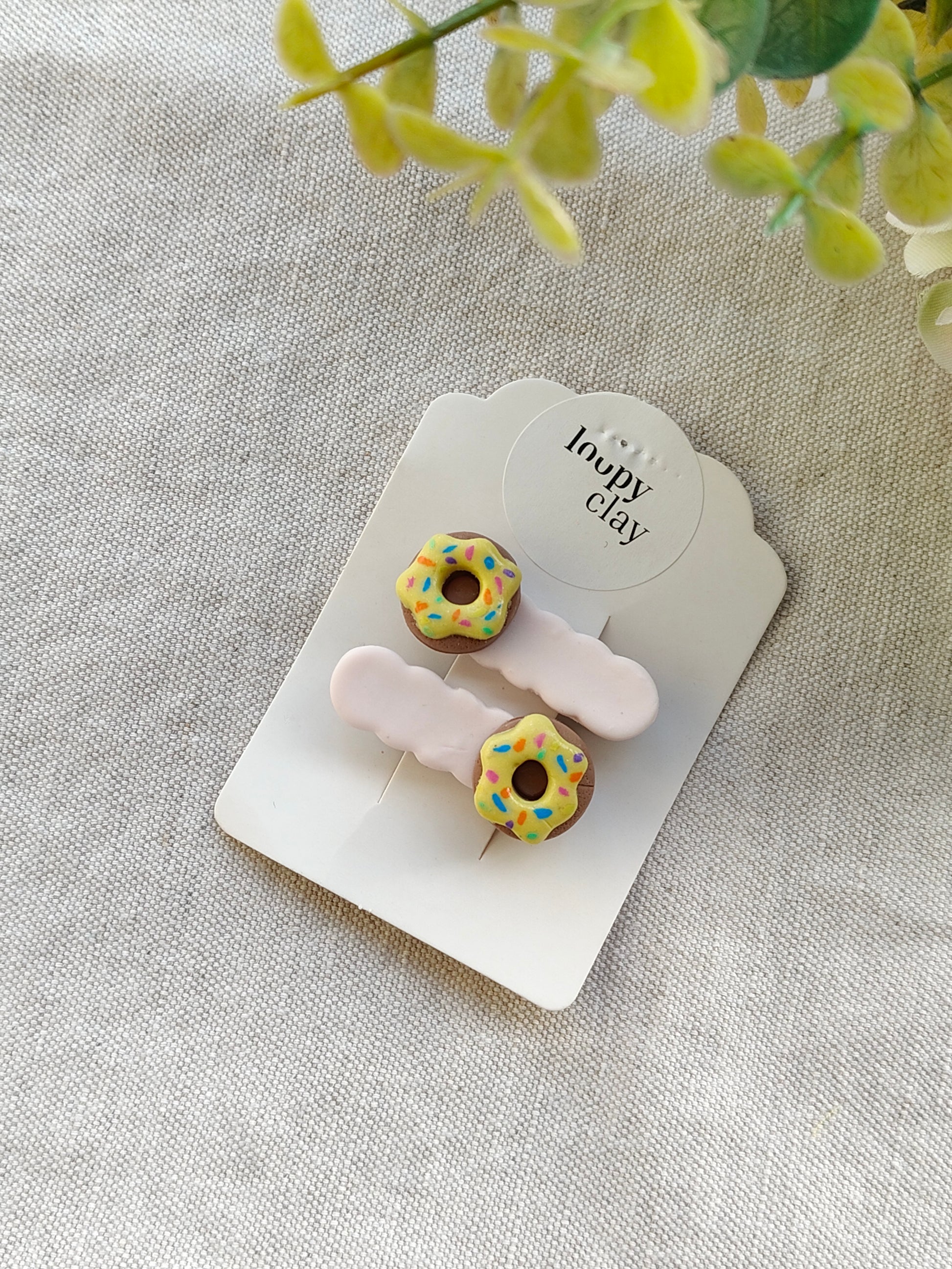 Collezione Foodies | Fermagli capelli artigianali dolci e frutta