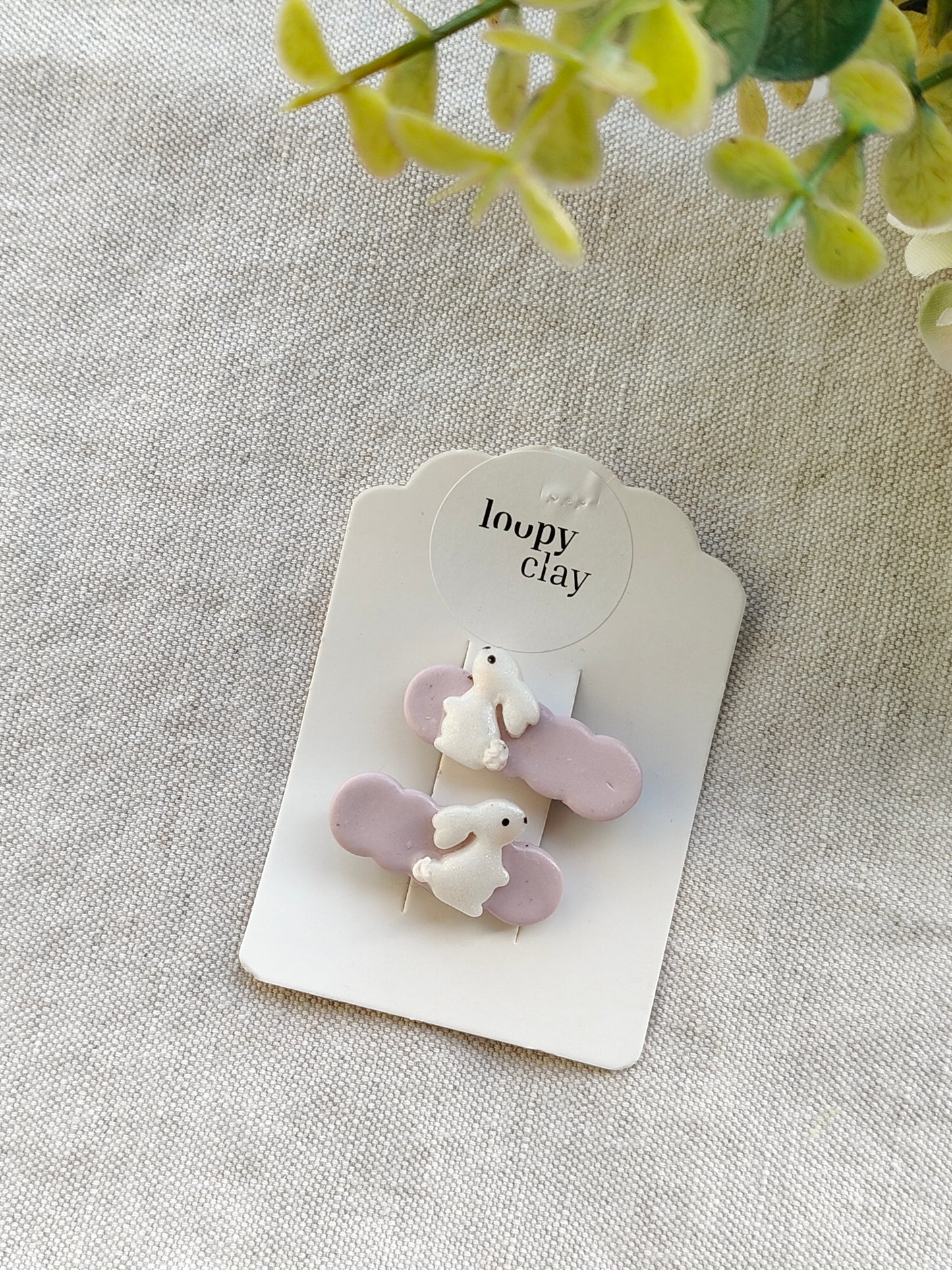 Collezione Primavera | Fermagli capelli artigianali Coniglietti e Carote