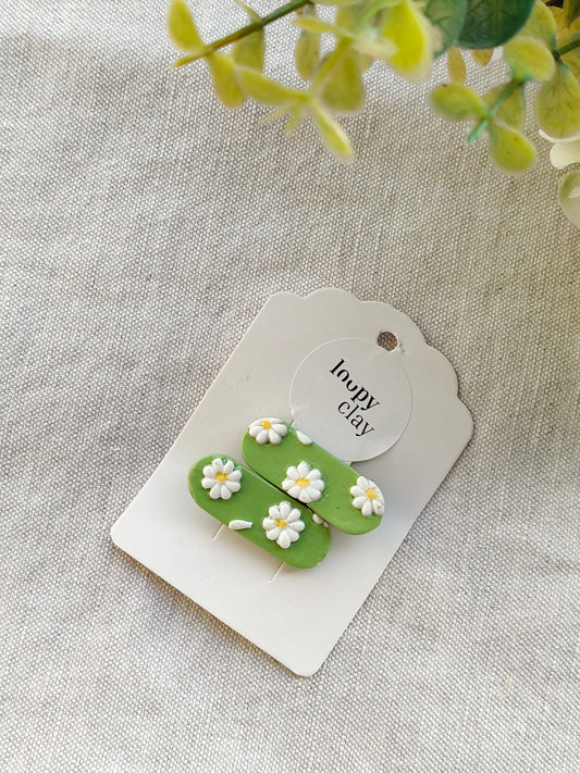 Collezione Primavera | Fermagli capelli artigianali Prato di Margherite