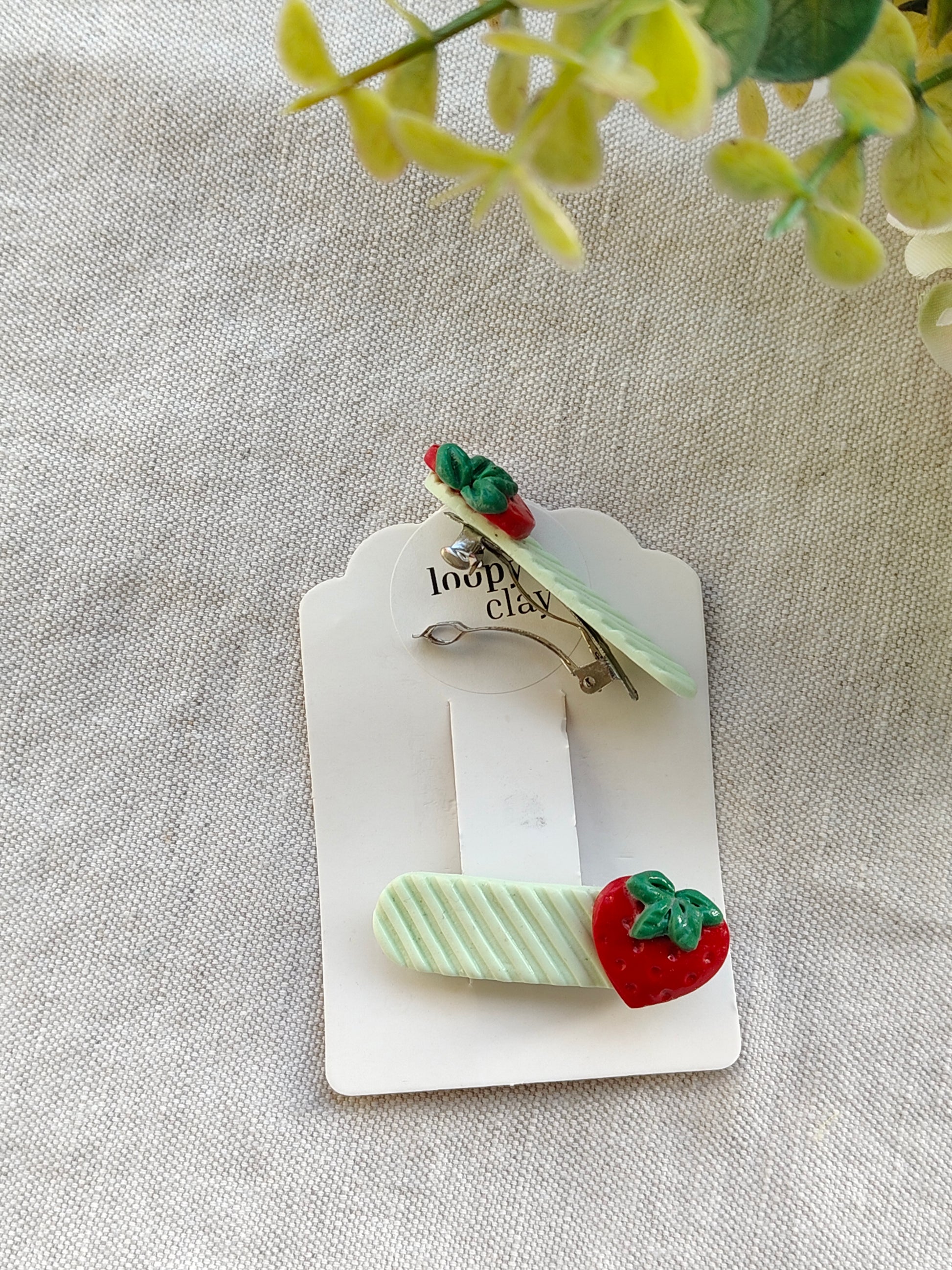 Collezione Foodies | Fermaglio Fragoline