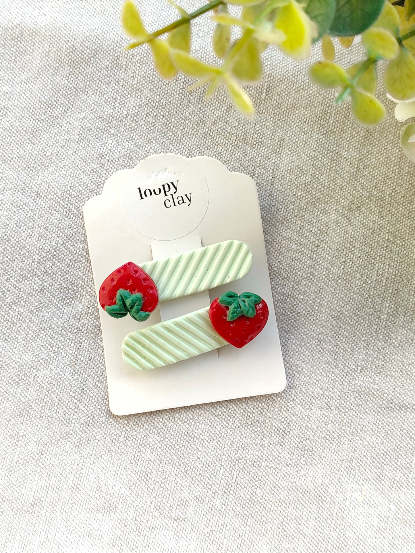 Collezione Foodies | Fermaglio Fragoline