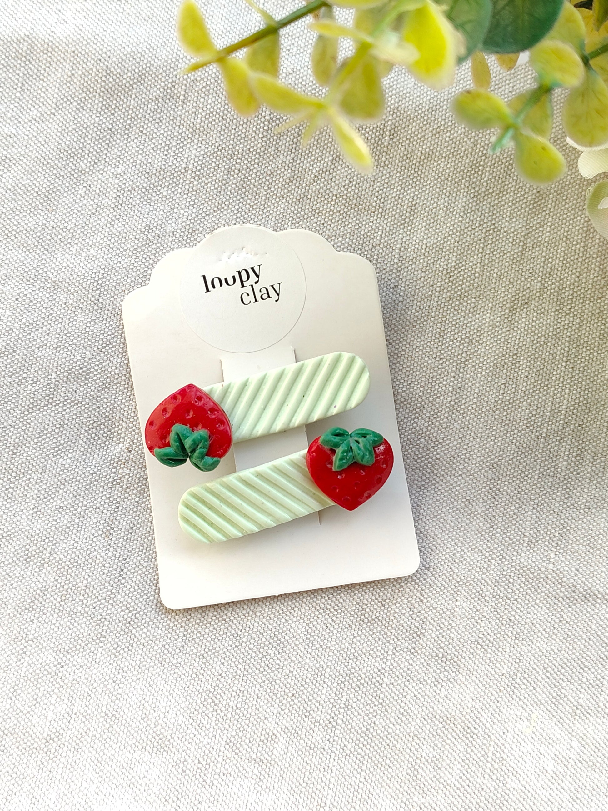 Collezione Foodies | Fermaglio Fragoline