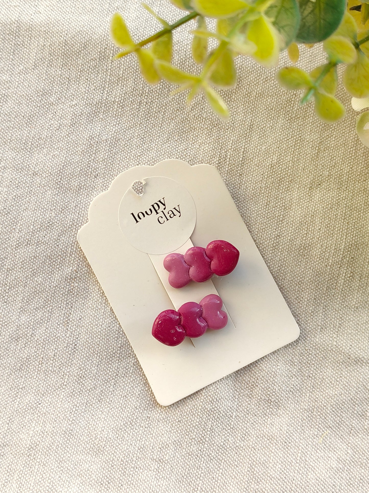 Collezione Love | Fermaglio Tris di Cuori