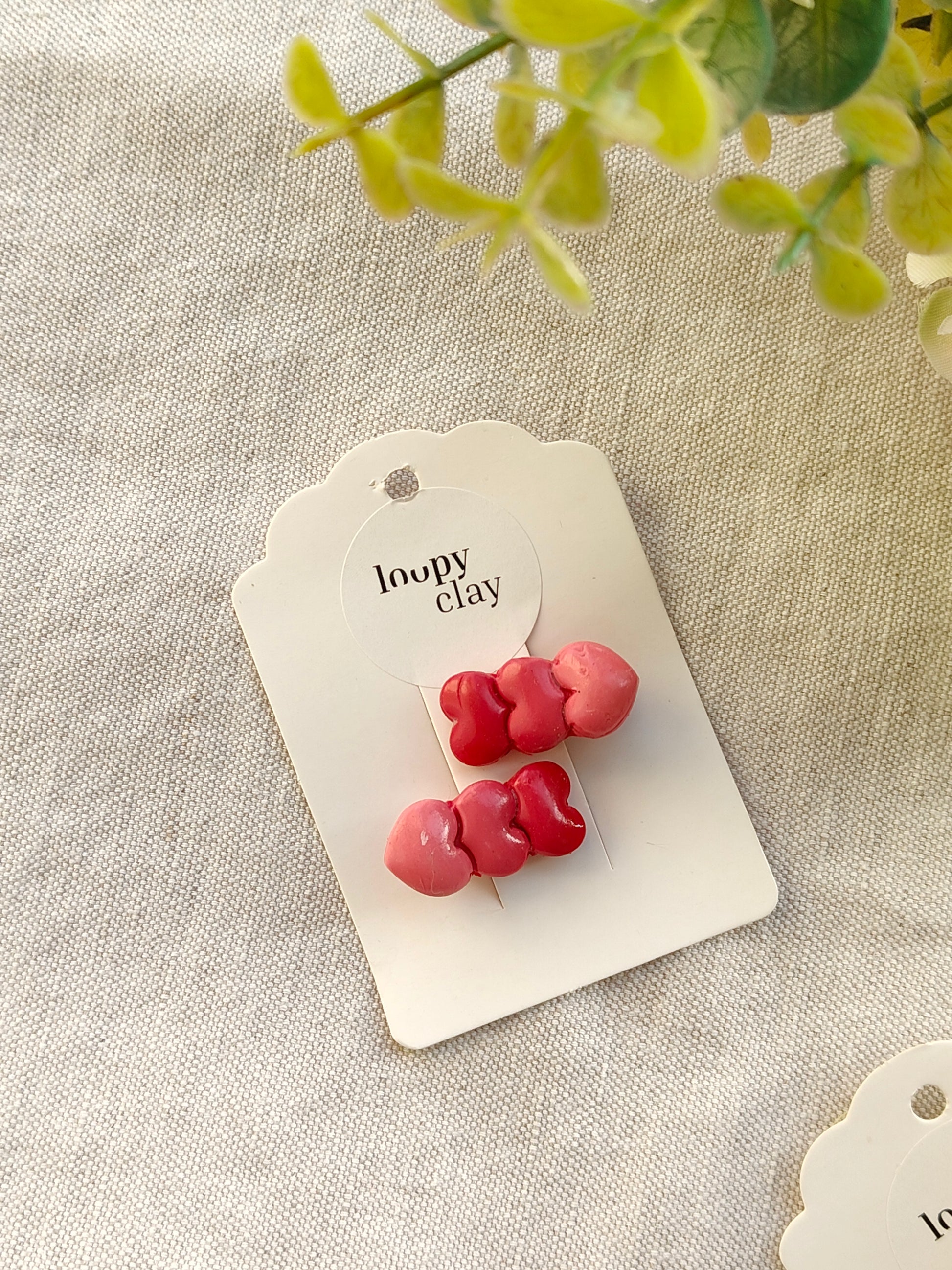 Collezione Love | Fermaglio Tris di Cuori