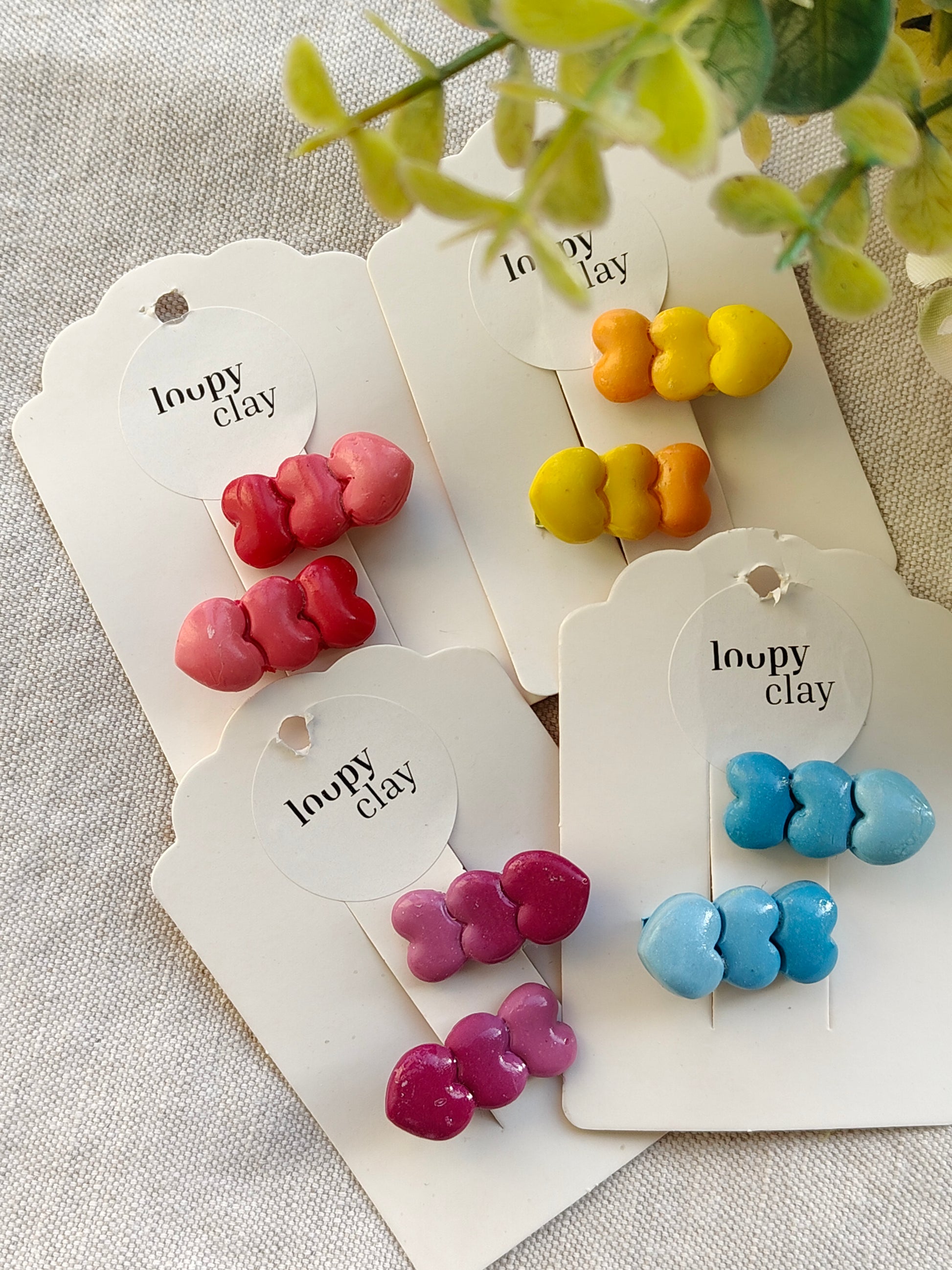 Collezione Love | Fermaglio Tris di Cuori