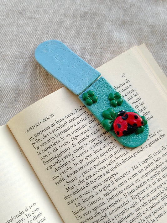 Collezione Primavera | Segnalibro Calamitato "Coccinella Portafortuna"