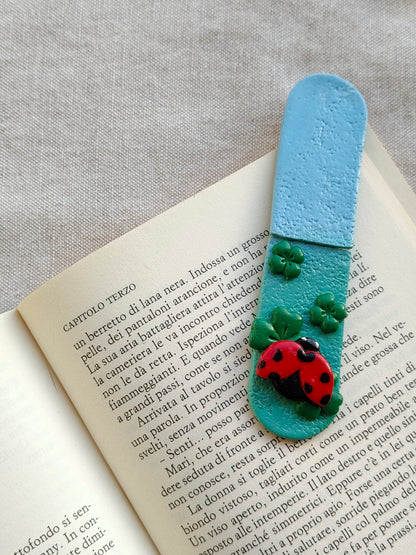 Collezione Primavera | Segnalibro Calamitato "Coccinella Portafortuna"
