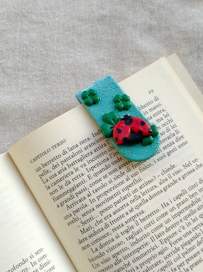 Collezione Primavera | Segnalibro Calamitato "Coccinella Portafortuna"