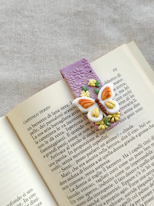 Collezione Primavera | Segnalibro Calamitato "Farfalla Aurora"
