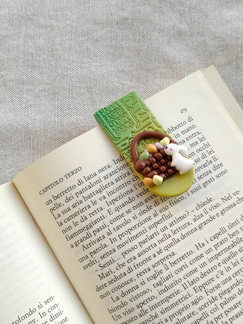 Collezione Primavera | Segnalibro Calamitato "Coniglietto di Pasqua"