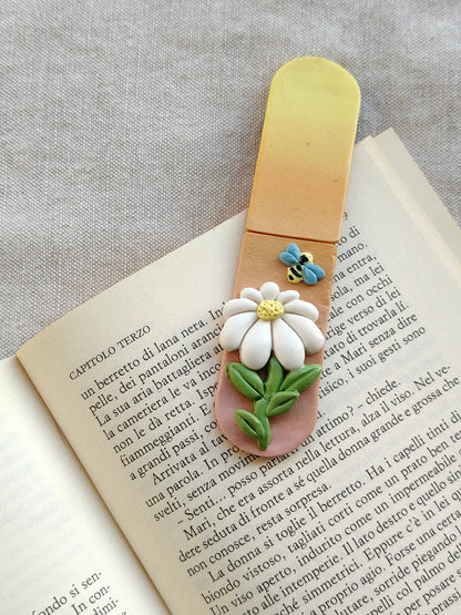 Collezione Primavera | Segnalibro Calamitato "Margherita Splendente"