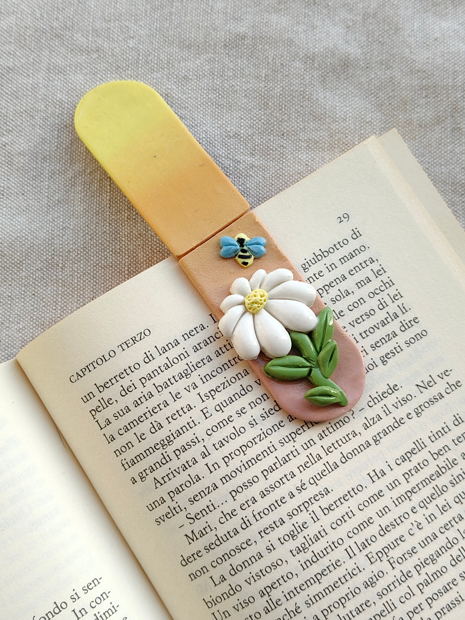 Collezione Primavera | Segnalibro Calamitato "Margherita Splendente"