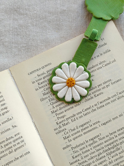 Collezione Primavera | Segnalibro Calamitato "Margherita Bianca