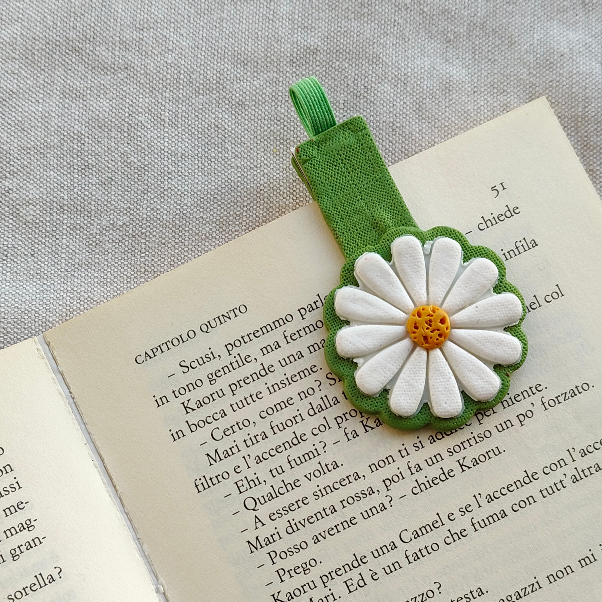 Collezione Primavera | Segnalibro Calamitato "Margherita Bianca