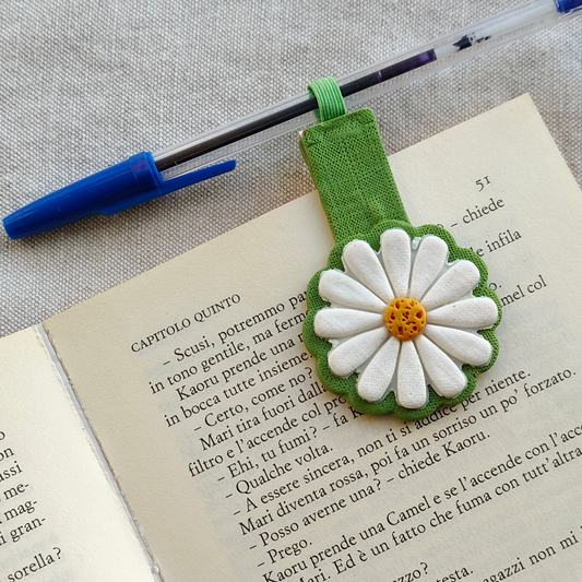 Collezione Primavera | Segnalibro Calamitato "Margherita Bianca