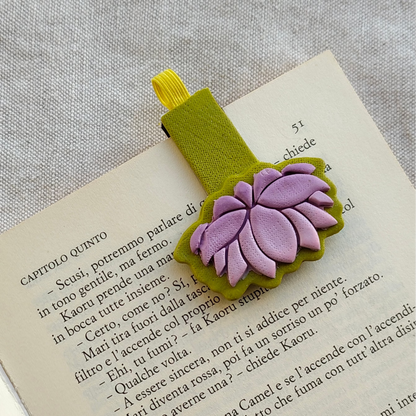 Collezione Primavera | Segnalibro Calamitato "Ninfea sull'Acqua"