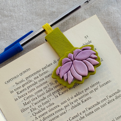 Collezione Primavera | Segnalibro Calamitato "Ninfea sull'Acqua"