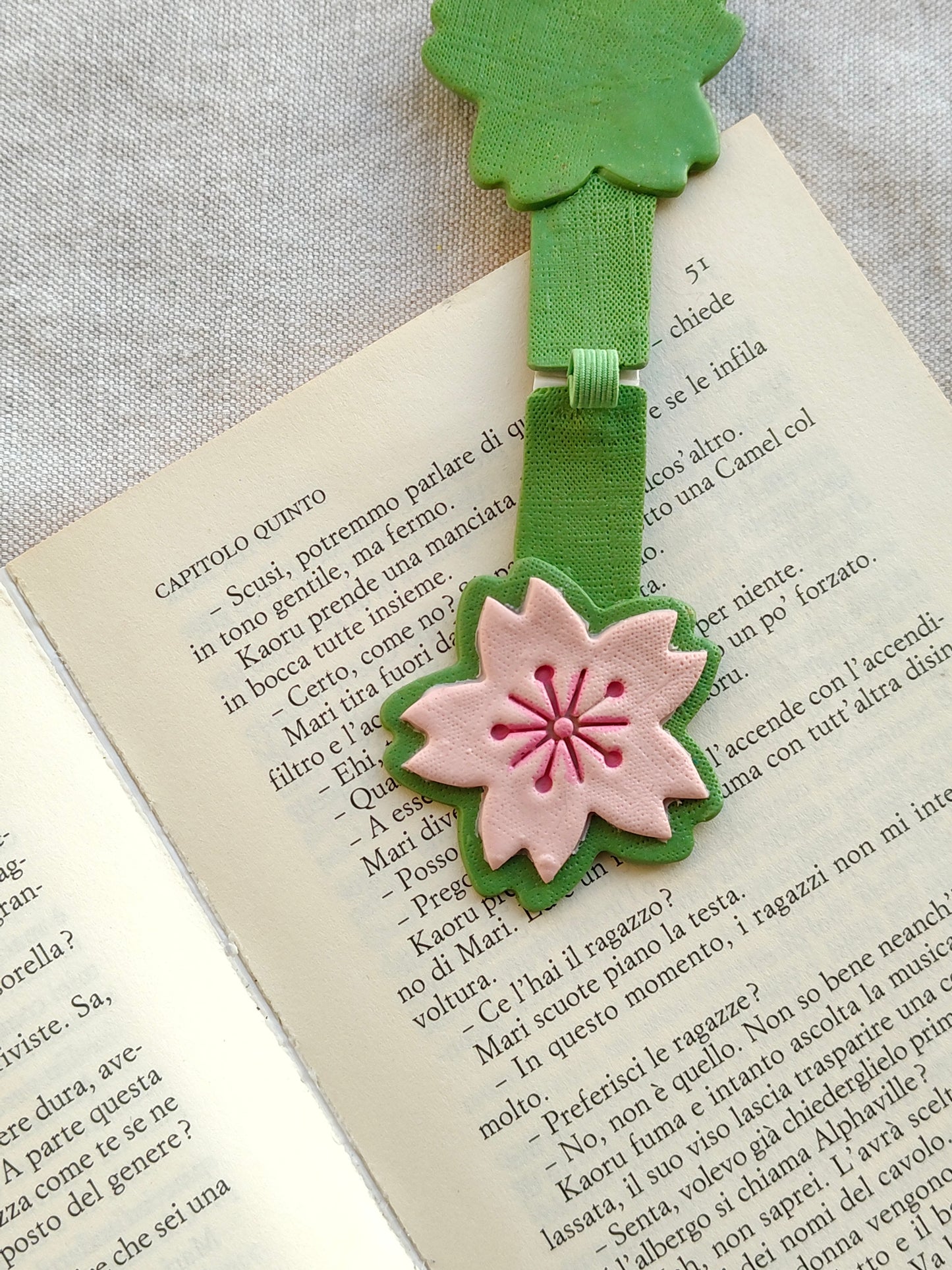Collezione Primavera | Segnalibro Calamitato "Sakura - Fiore di Ciliegio"