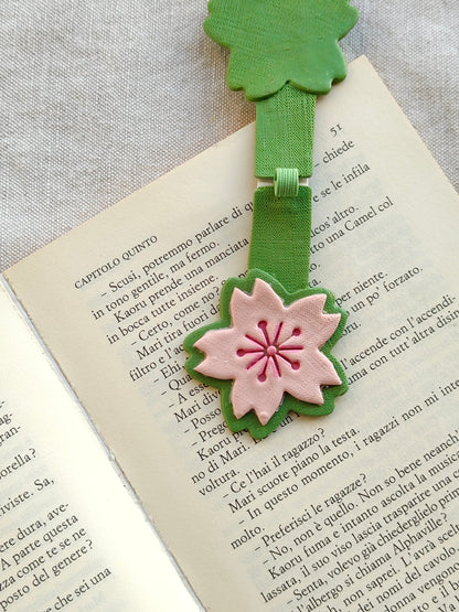 Collezione Primavera | Segnalibro Calamitato "Sakura - Fiore di Ciliegio"