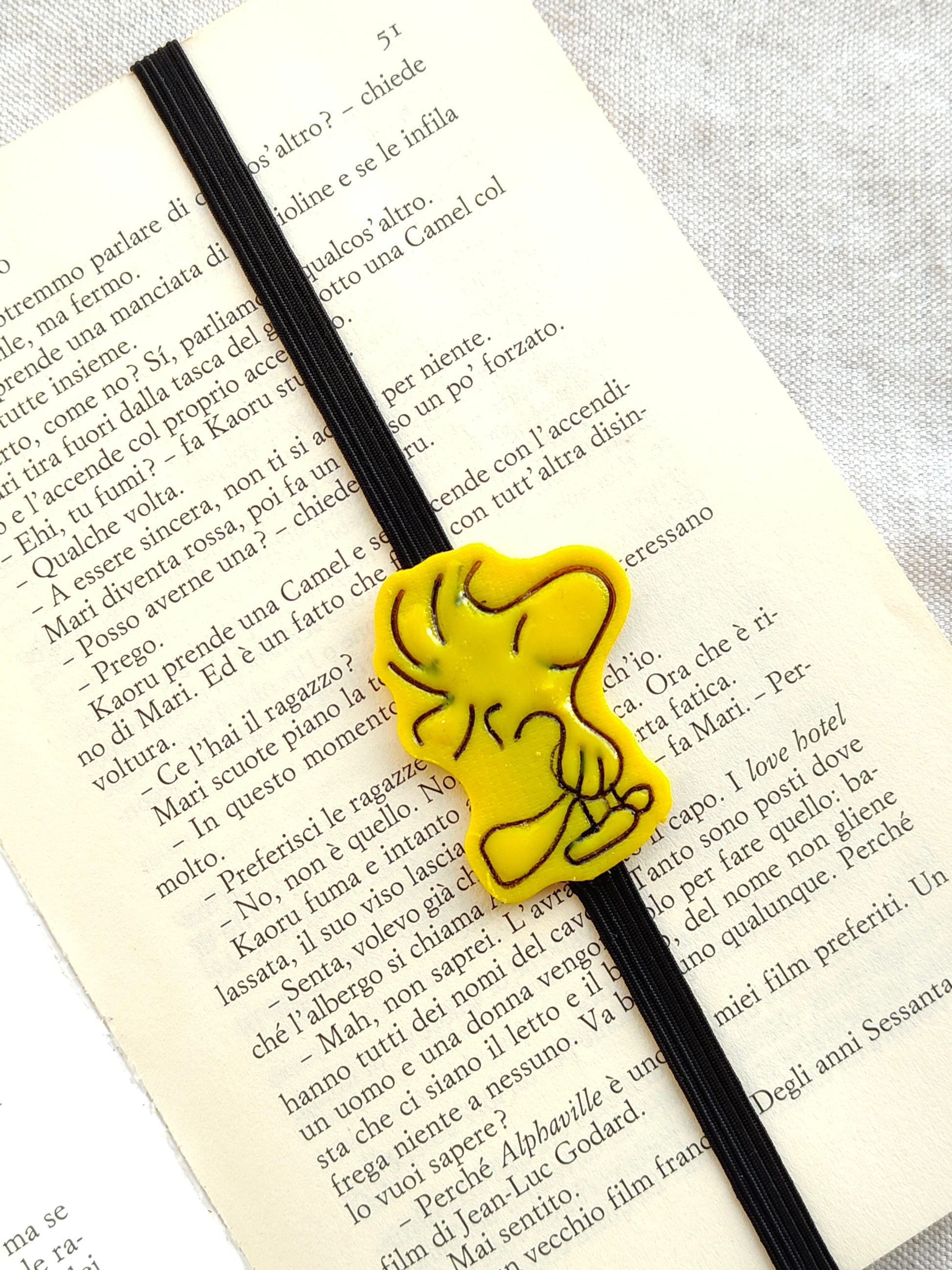 Collezione Anime | Segnalibro Elastico Regolabile | "Woodstock"