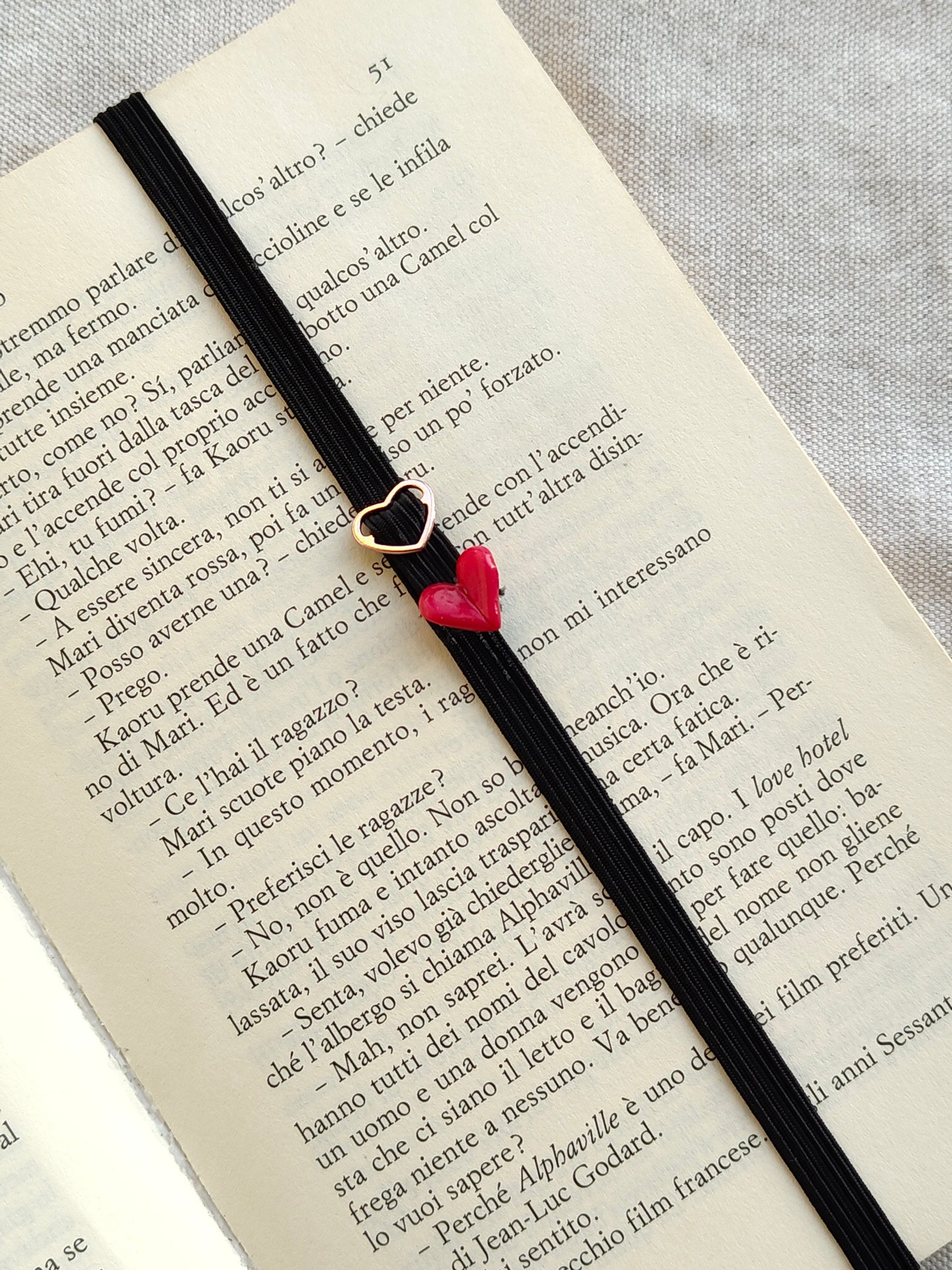 Collezione Anime | Segnalibro Elastico Regolabile | "Woodstock"