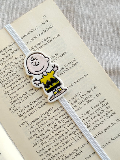 Collezione Anime | Segnalibro Elastico Regolabile | "Charlie Brown"