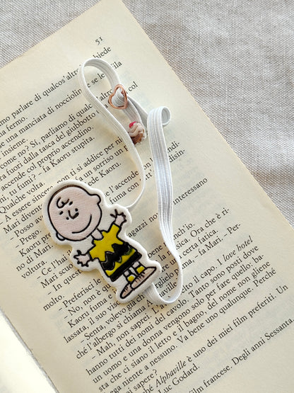 Collezione Anime | Segnalibro Elastico Regolabile | "Charlie Brown"
