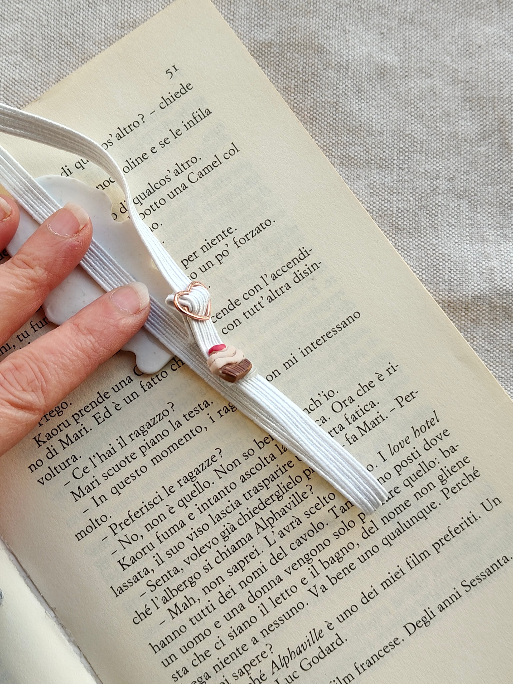 Collezione Anime | Segnalibro Elastico Regolabile | "Charlie Brown"