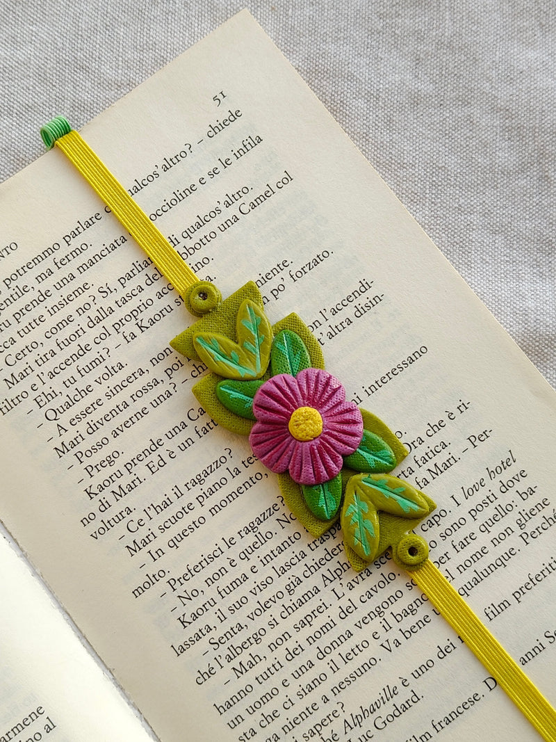 Collezione Boho Chic | Segnalibri Elastici Regolabili | Zinnia Fucsia