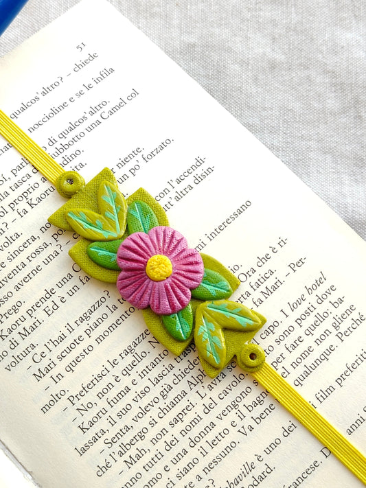 Collezione Boho Chic | Segnalibri Elastici Regolabili | Zinnia Fucsia