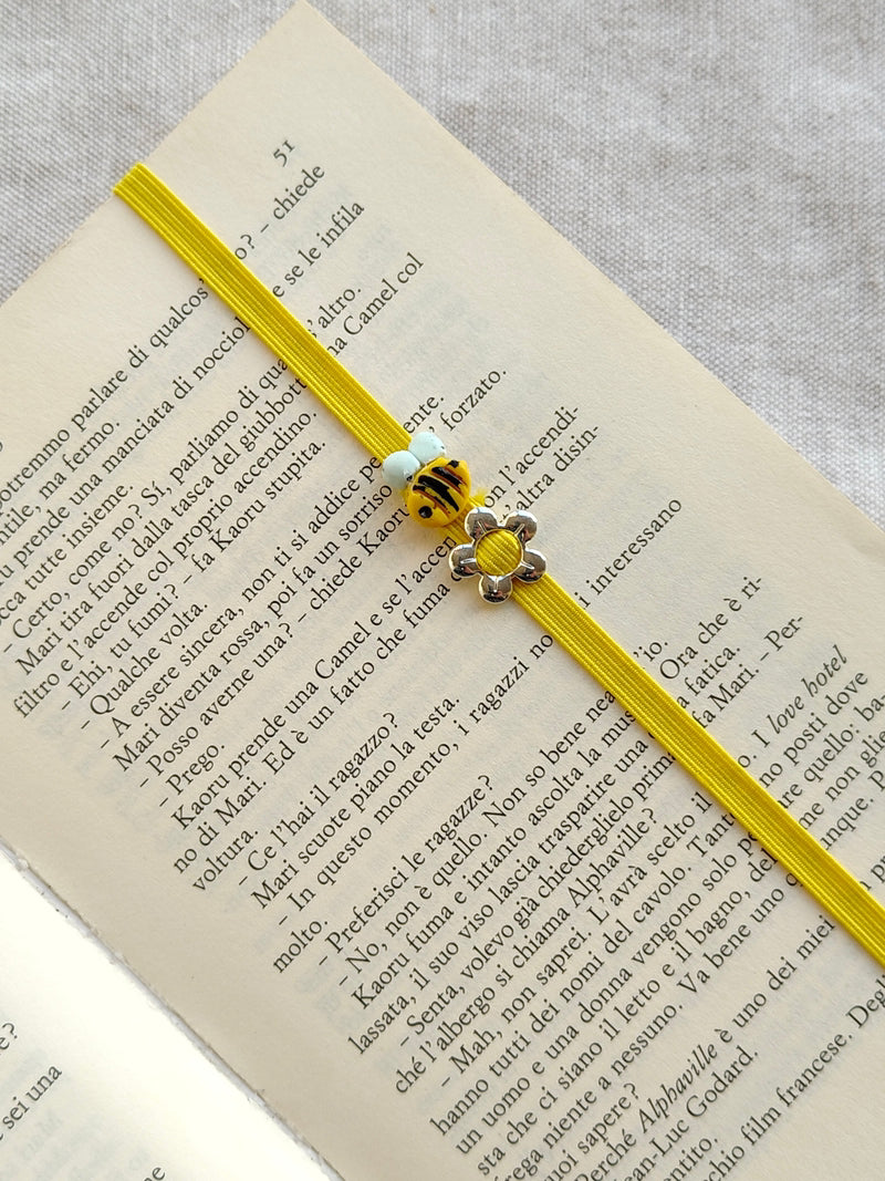 Collezione Boho Chic | Segnalibri Elastici Regolabili | Zinnia Fucsia