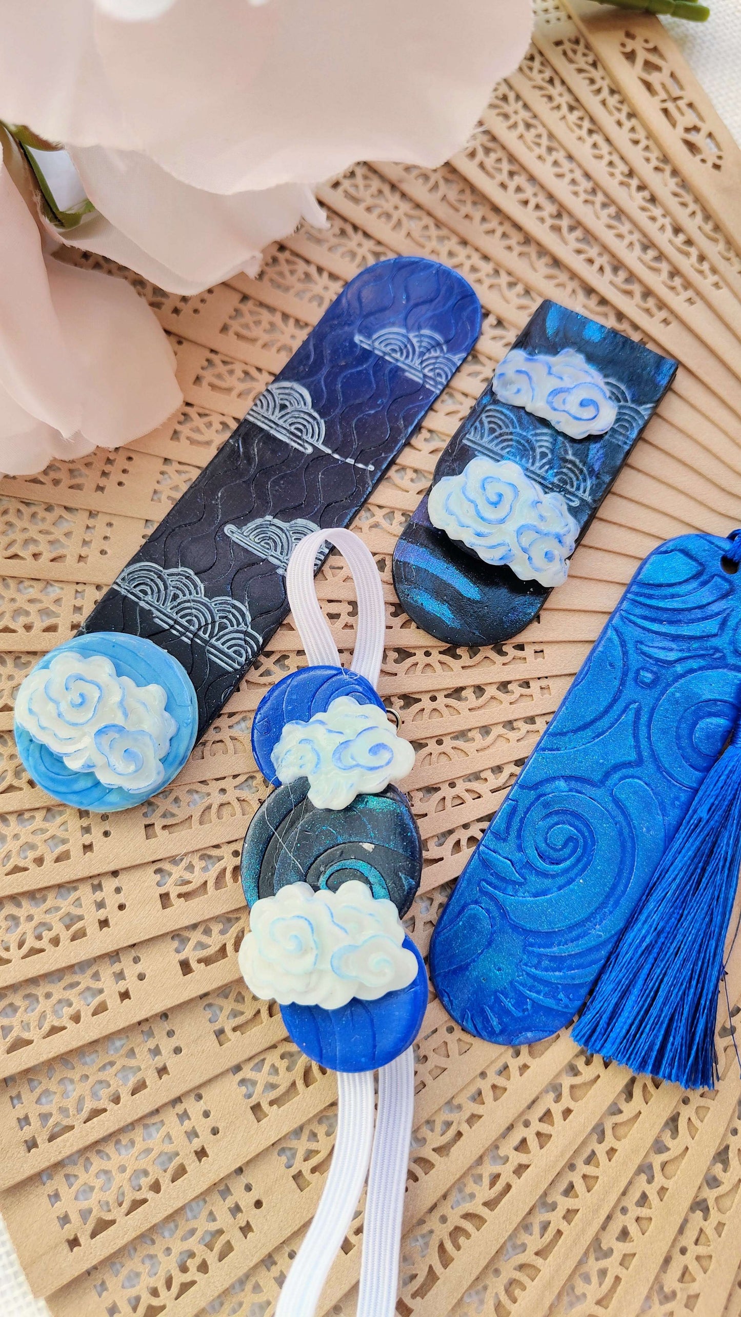 Segnalibro con Nappa Blu Kumo | I Love Japan