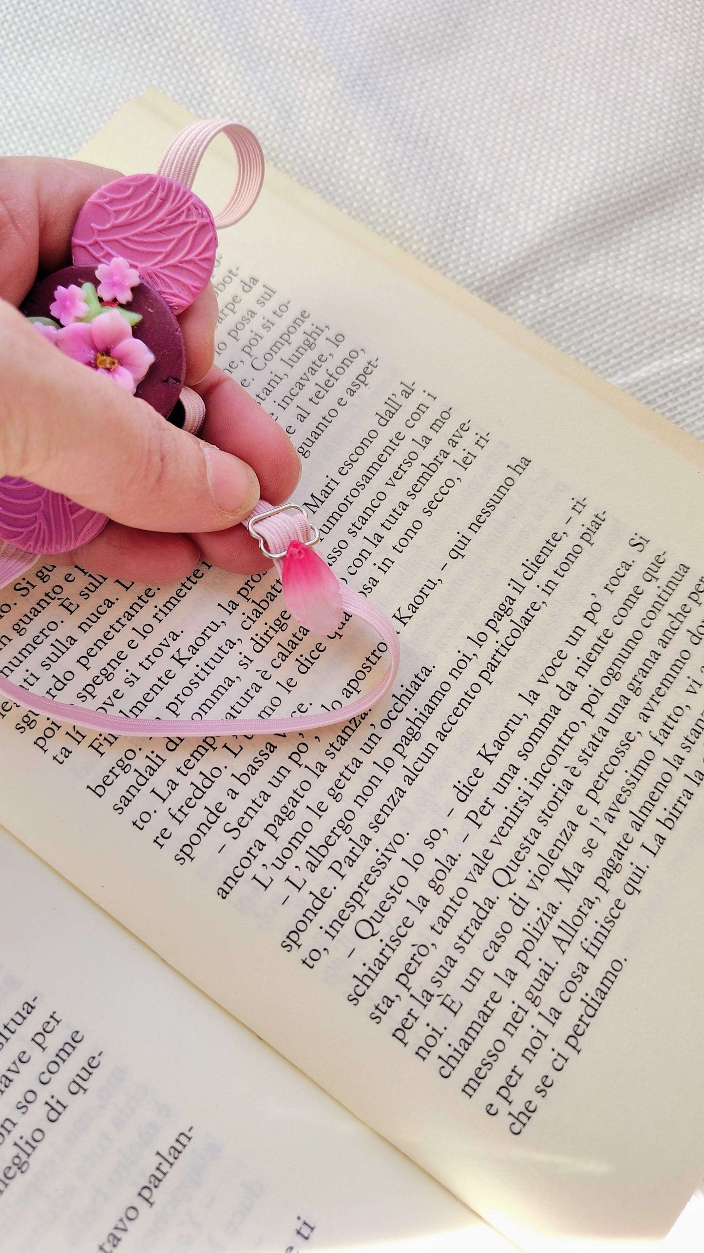 Segnalibro Elastico Regolabile Sakura | I Love Japan