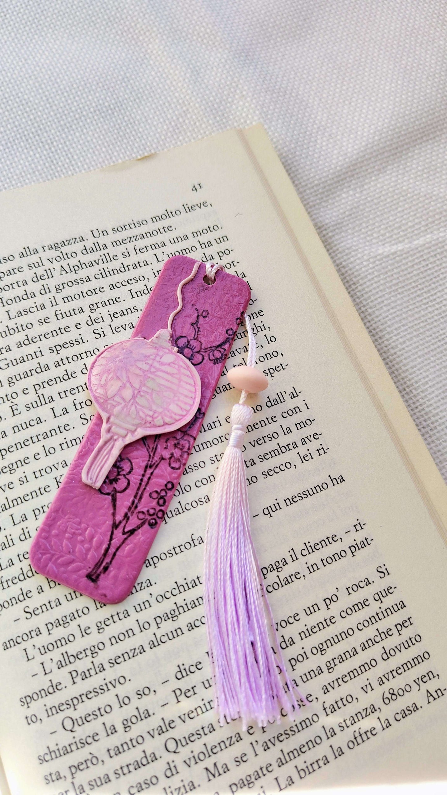 Segnalibro con Nappa e Lanterna Giapponese | I Love Japan