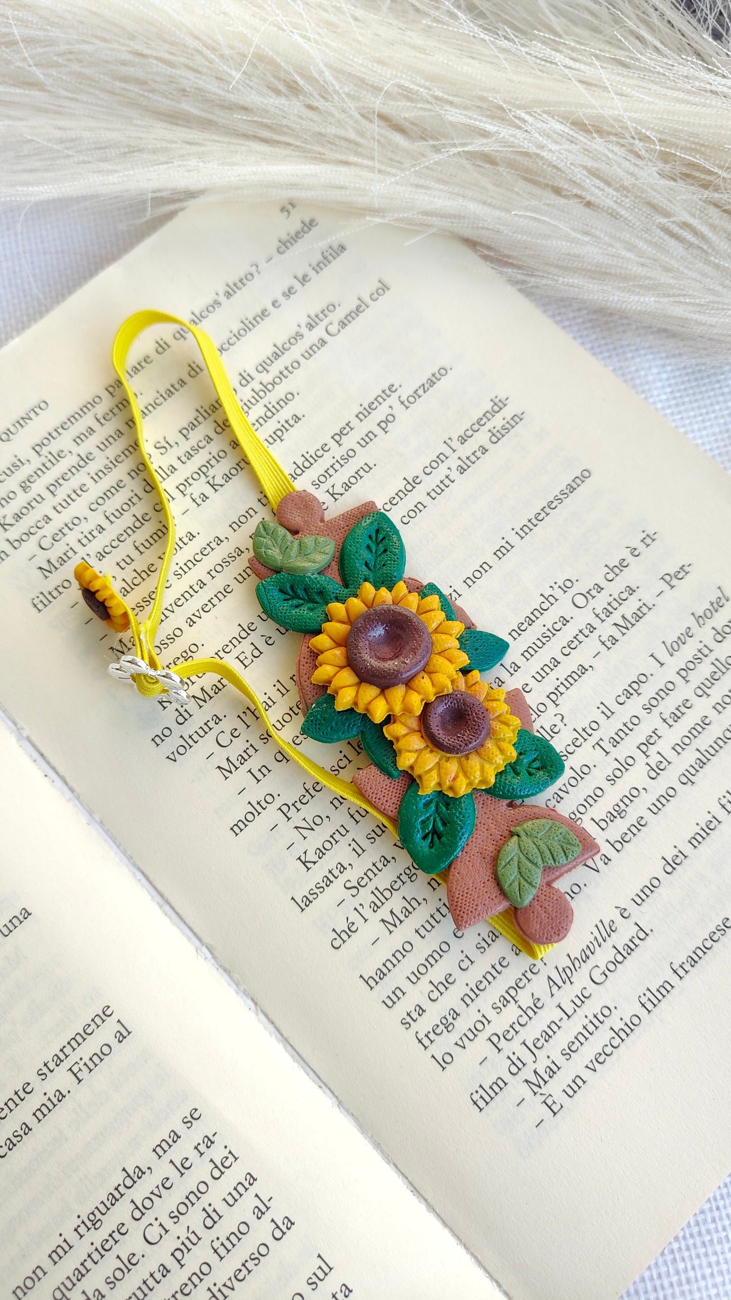 Collezione Boho Chic | Segnalibri gioiello | Girasoli