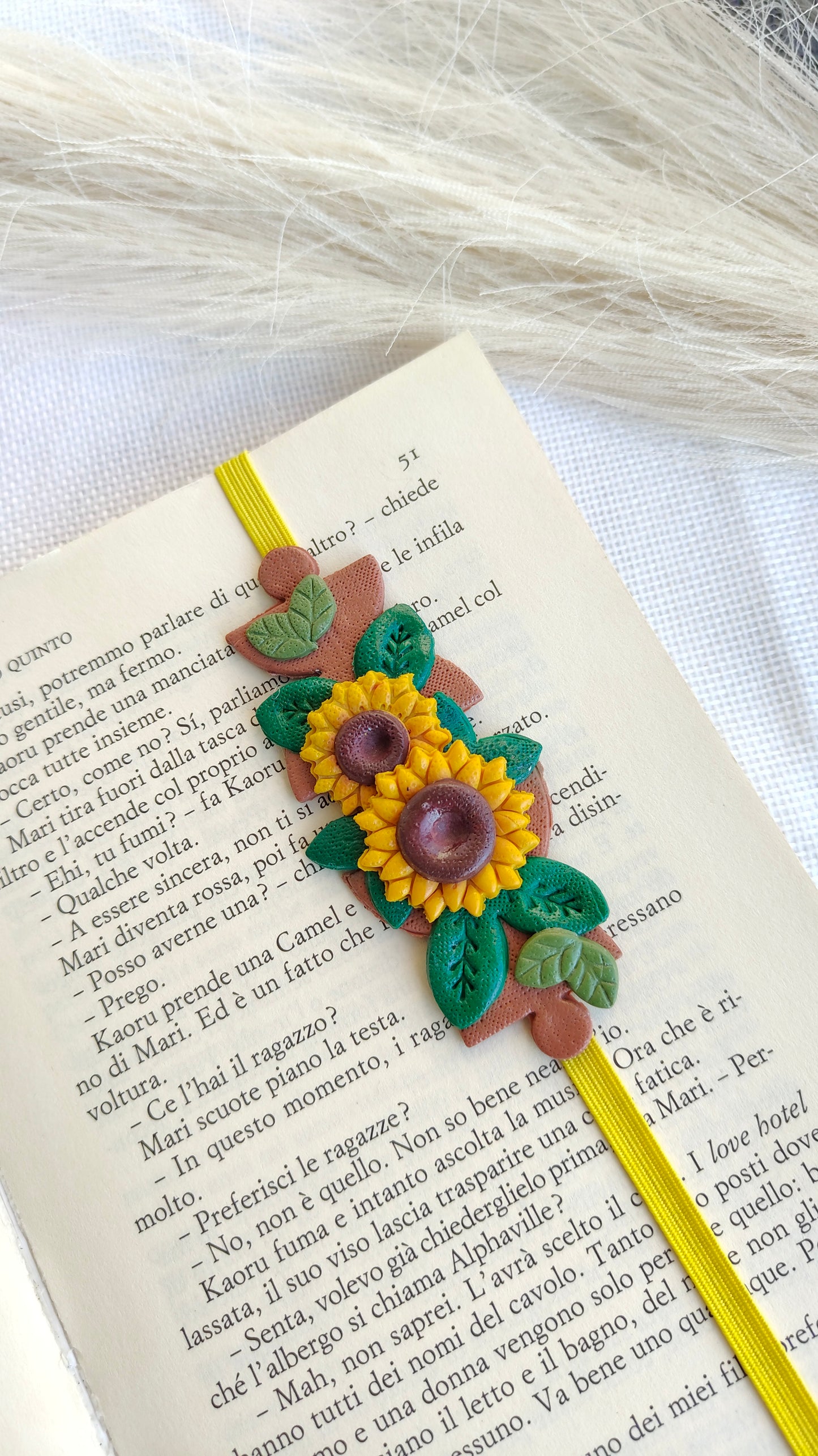 Collezione Boho Chic | Segnalibri gioiello | Girasoli
