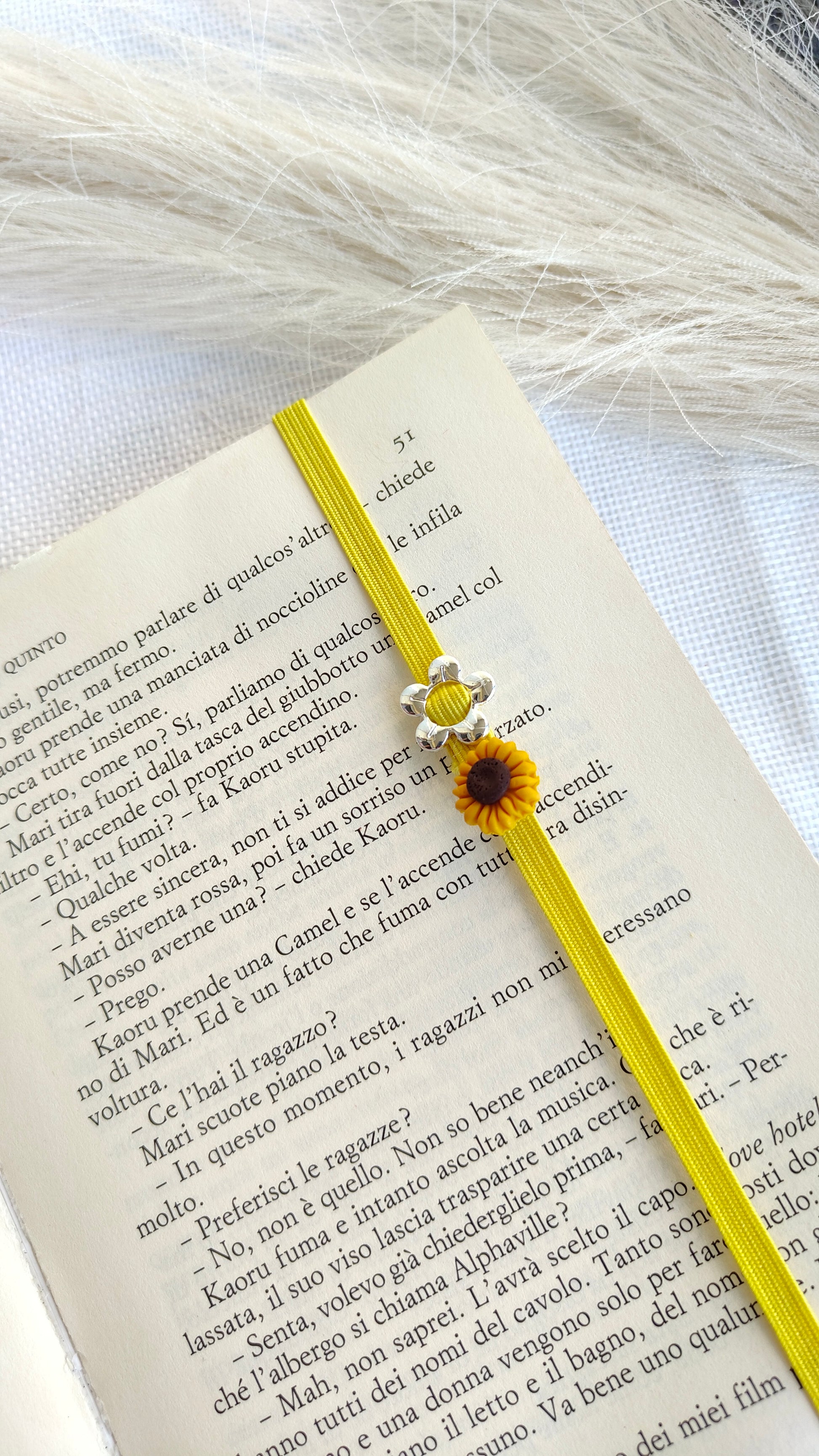Collezione Boho Chic | Segnalibri gioiello | Girasoli