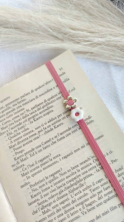 Collezione Boho Chic | Segnalibri gioiello | Hibiscus Fucsia