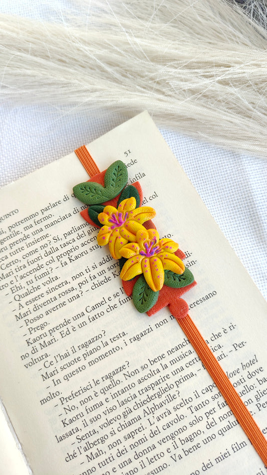 Collezione Boho Chic | Segnalibri gioiello | Giglio Giallo