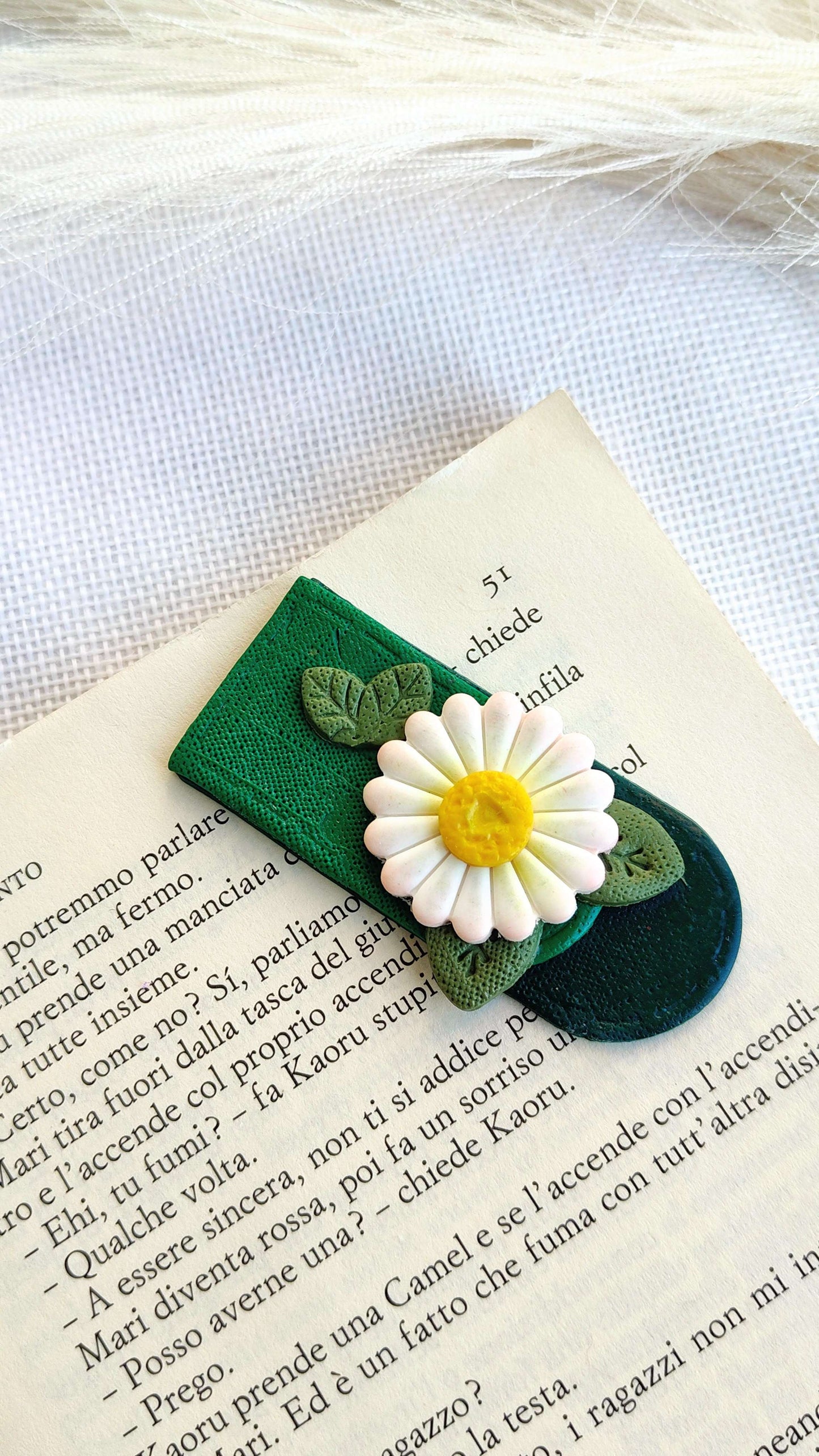 Collezione Boho Chic | Segnalibri gioiello | Margherite