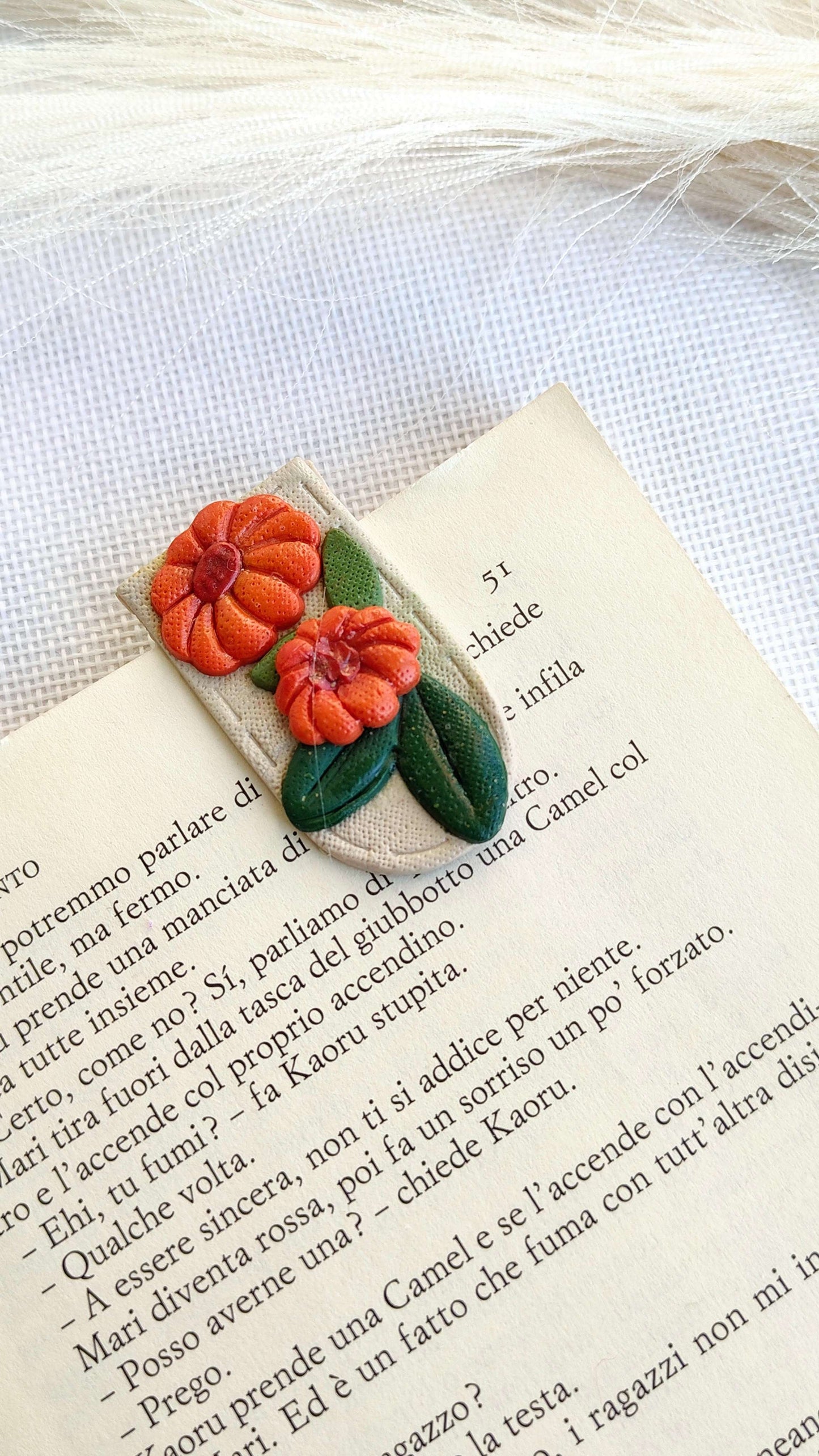 Collezione Boho Chic | Segnalibri gioiello | Calendula