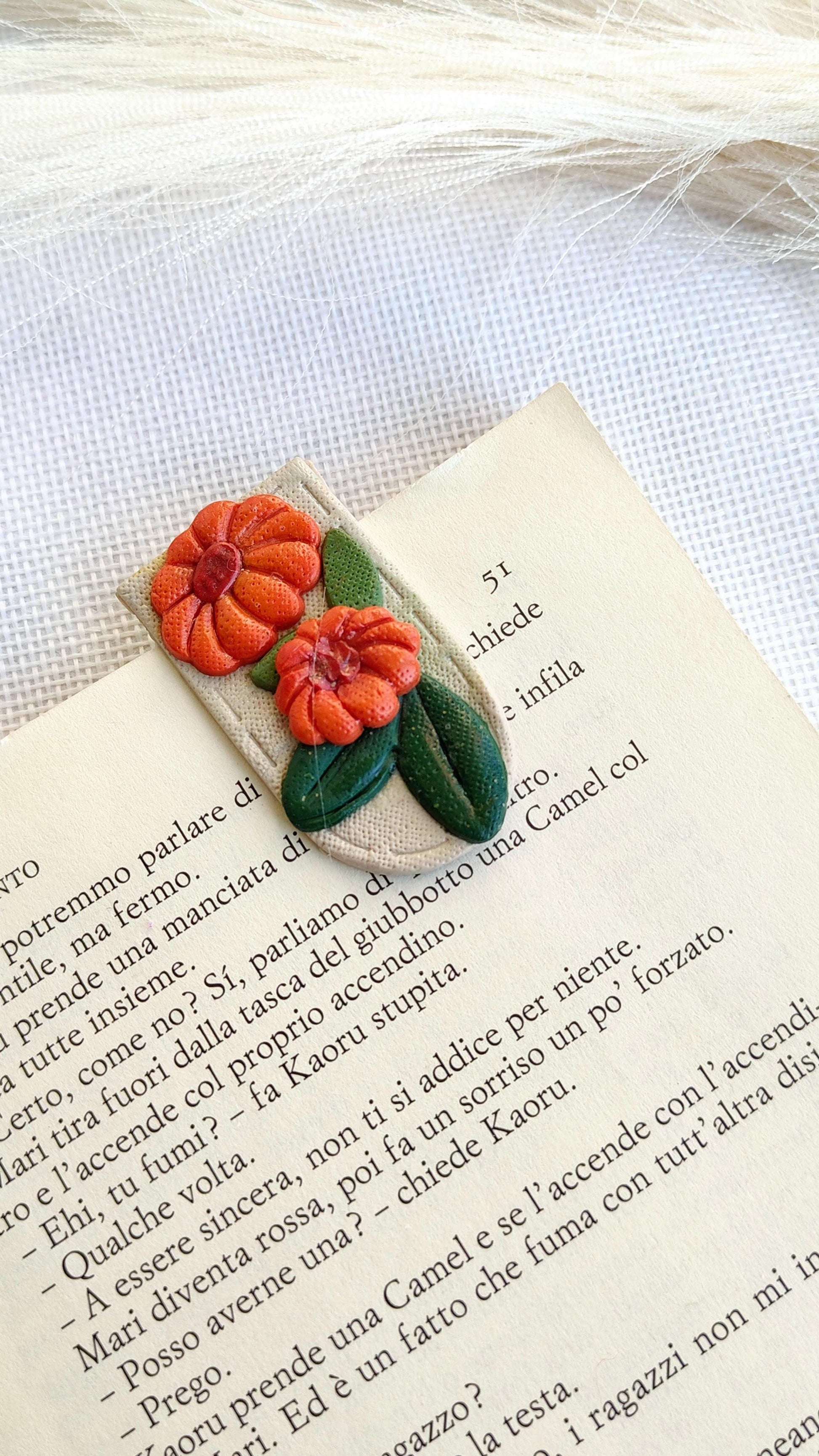 Collezione Boho Chic | Segnalibri gioiello | Calendula