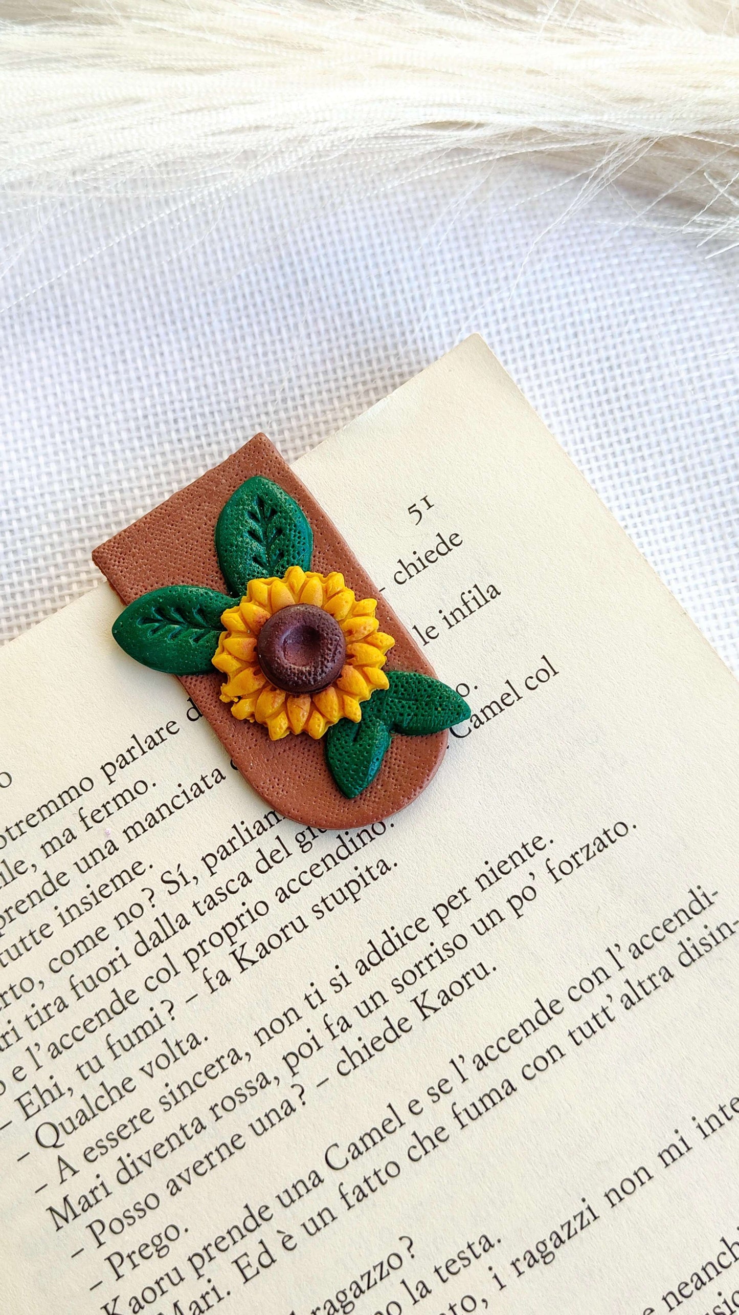 Collezione Boho Chic | Segnalibri gioiello | Girasoli